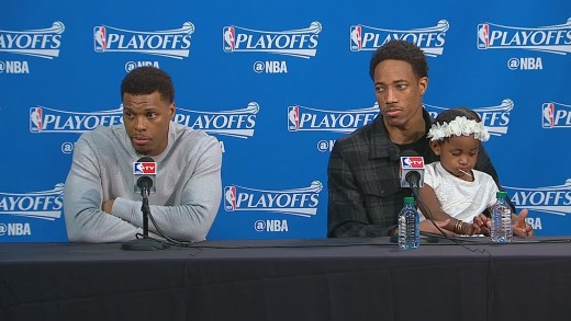 DeMar Derozan & Kyle Lowry post Game 7 press confernece