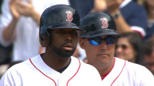 Jackie Bradley Jr. extends his hit streak to 27 games