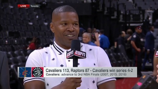 Jamie Foxx does Stephen A. Smith & Chris Bosh impression