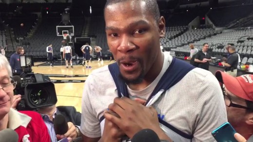 Kevin Durant speaks on being mentioned in Drake’s song “Weston Road Flows”