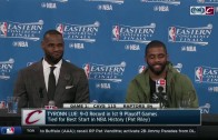 Kevin Love comapres LeBron & Kyrie to USC running backs