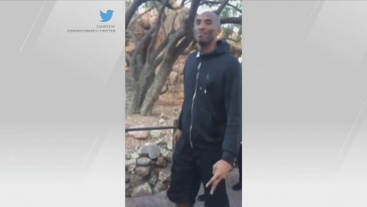 Kobe Bryant celebrates retirement with trip to Disneyland