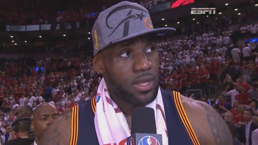 LeBron James blown away by Toronto fans