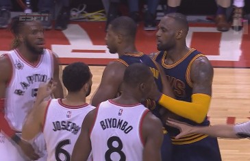 LeBron James’ epic flop leads to two technical fouls