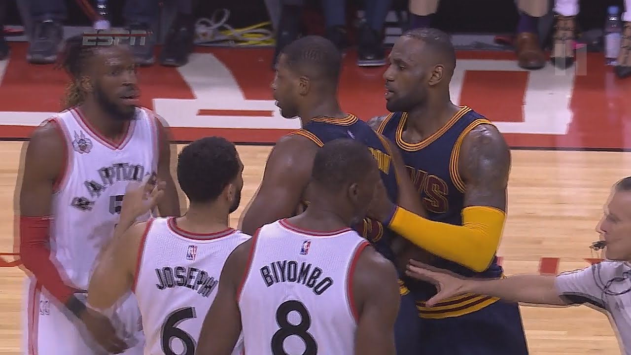 LeBron James' epic flop leads to two technical fouls