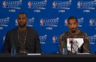 LeBron James & J.R. Smith full Game 3 ECF press conference