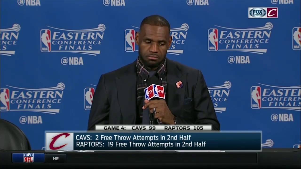 LeBron James says he doesn't pay attention to sports media