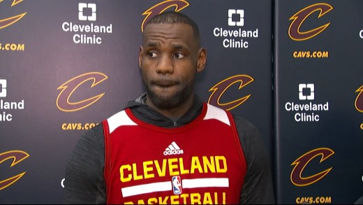 LeBron James speaks on facing the Toronto Raptors in the ECF