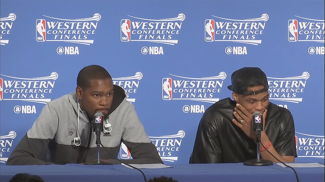 Russell Westbrook laughs at the idea of Steph Curry being an underrated defender