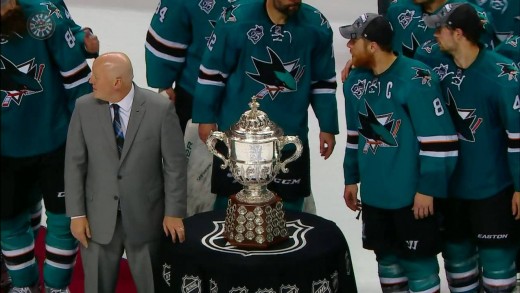 Sharks stay away from the Clarence S. Campbell Bowl