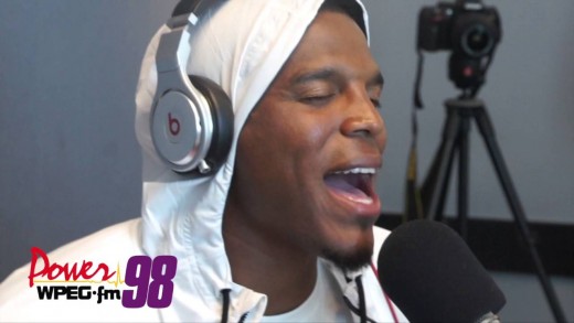 Cam Newton Freestyles To Usher’s “Nice & Slow”