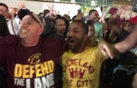 Cavaliers viewing party erupts in cheers