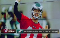 Colin Cowherd: Carson Wentz has more bust potential than Jared Goff