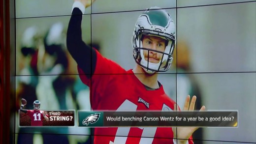 Colin Cowherd: Carson Wentz has more bust potential than Jared Goff