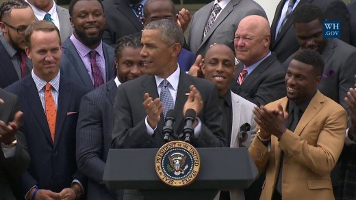 Denver Broncos visit the White House