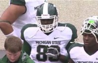 Draymond Green played two snaps for Michigan State at Tight End