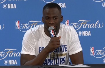 Draymond Green speaks to the media following Game 7 loss