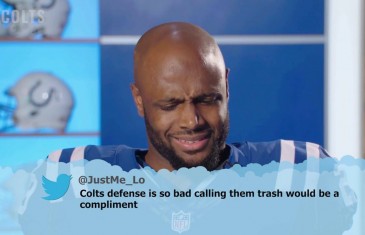 Indianapolis Colts players read mean tweets
