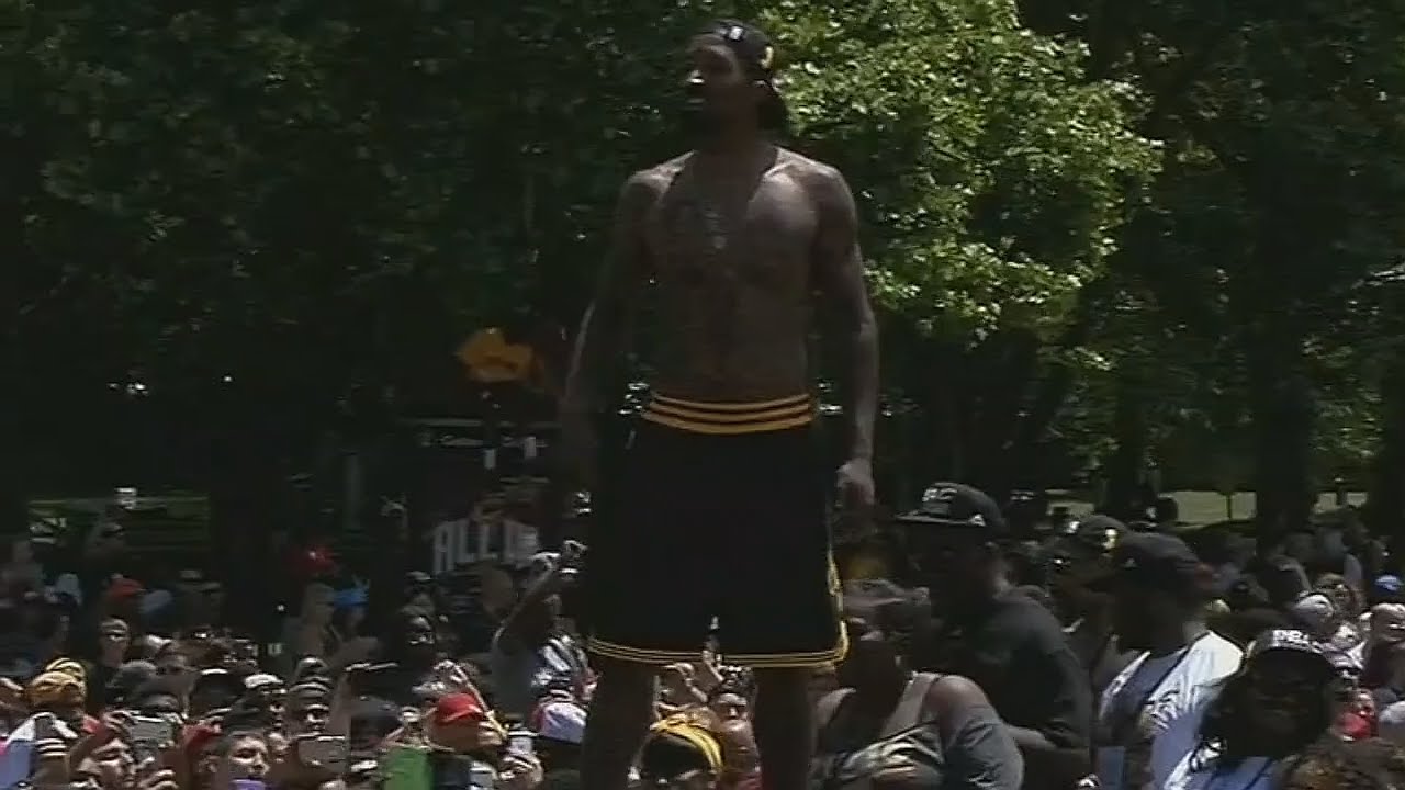 J.R. Smith has been shirtless since he won Game 7