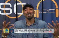 J.R. Smith laughs at his daughter’s pregame comments