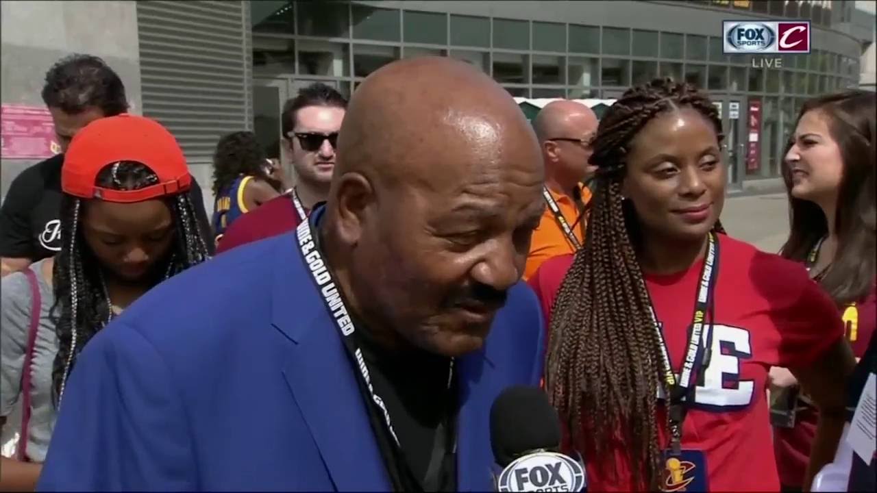 Jim Brown speaks on the importance of Cavs win to Cleveland