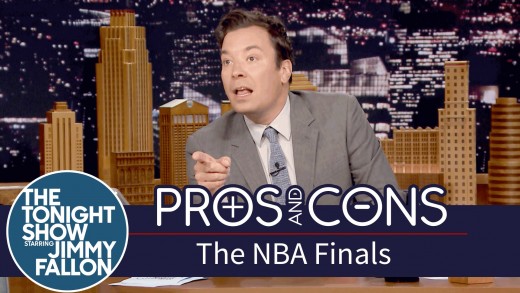 Jimmy Fallon breaks down the pros and cons of this year’s NBA Finals