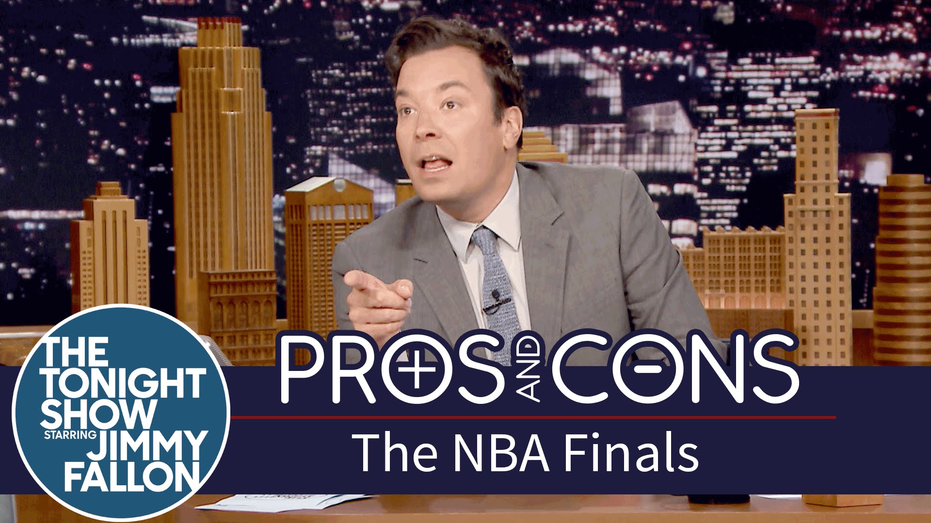 Jimmy Fallon breaks down the pros and cons of this year's NBA Finals