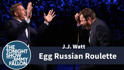 JJ Watt plays egg Russian roulette with Jimmy Fallon