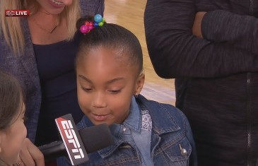 JR Smith’s daughter hilariously roasts her Dad on Live TV