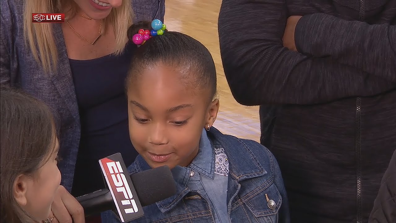 JR Smith's daughter hilariously roasts her Dad on Live TV