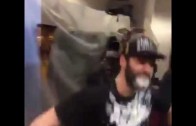 Kevin Love goes “Stone Cold Steve Austin” with beers after Game 7 win