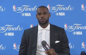 LeBron James speaks on the Cavs being down 2-0 in the NBA Finals