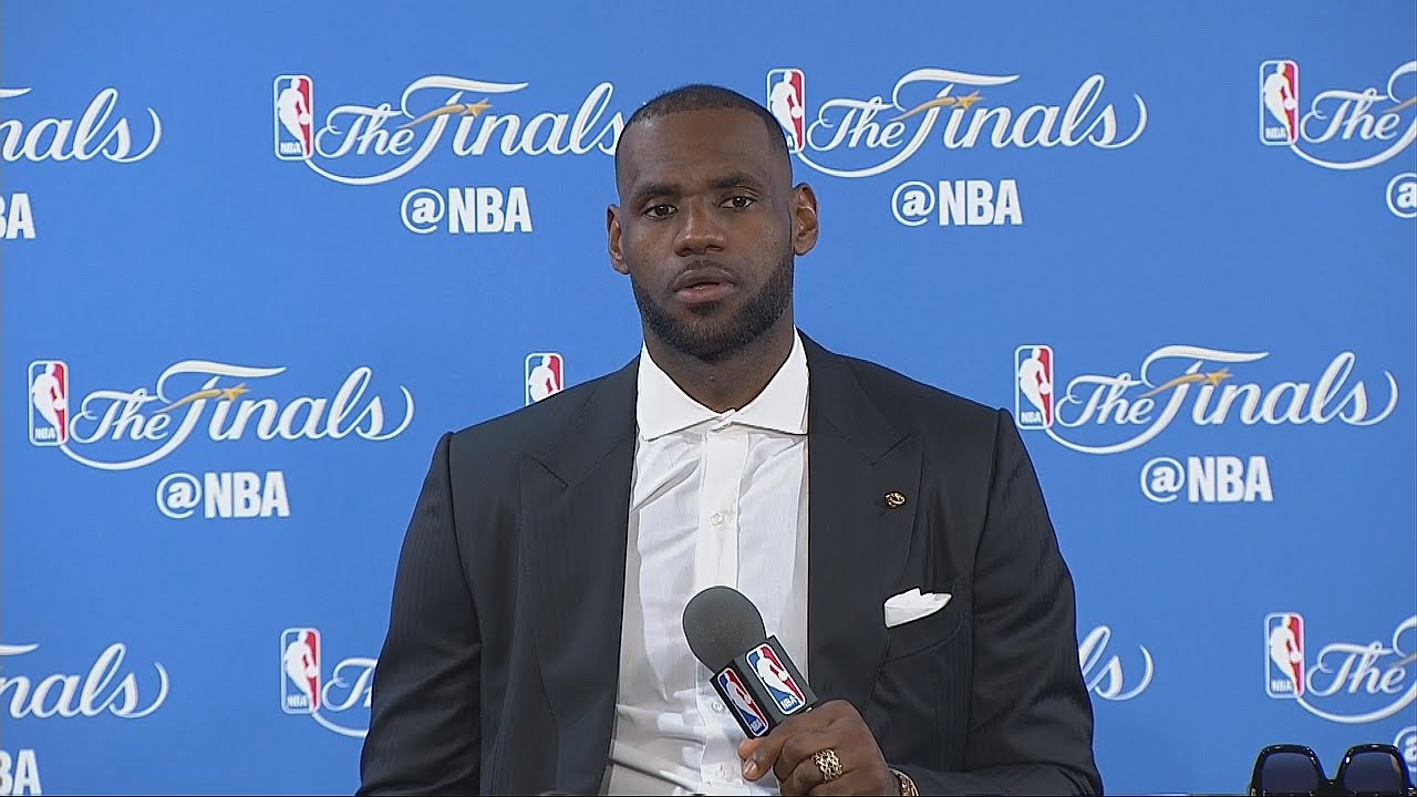 LeBron James speaks on the Cavs being down 2-0 in the NBA Finals