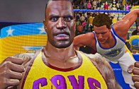 LeBron James & Steph Curry face off in WWE 2K16