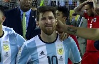 Lionel Messi emotional from heartbreaking loss in 2016 Copa America final