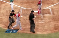 NC State baseball manager unleashes spin move & loses his mind