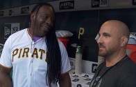 Pirates honor Booker T & Pittsburgh’s very own Kurt Angle
