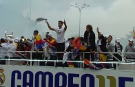 Real Madrid celebrate Champions League victory in Madrid