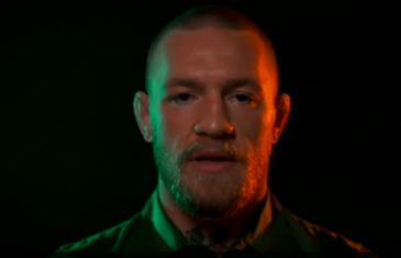 Conor McGregor gives Euro 2016 speech to Republic of Ireland