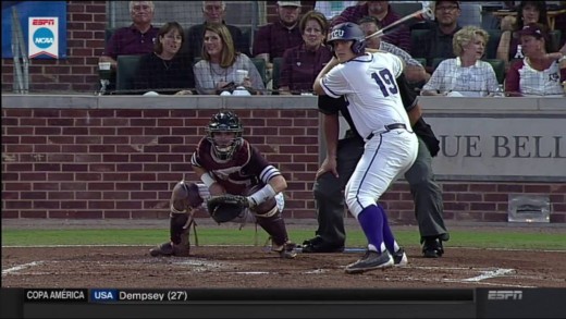 Texas A&M Aggies’ catcher mask explodes from foul ball