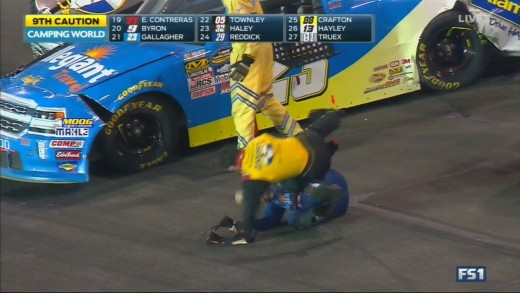 The worst fight of all time breaks out at the World Truck Series