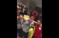 Wales team goes crazy after England loses to Iceland