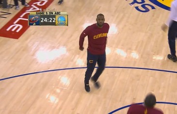 Warriors fans boo LeBron James in warm ups