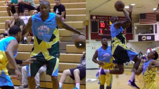 Jamal Crawford hits game winning shot in Seattle Pro Am game