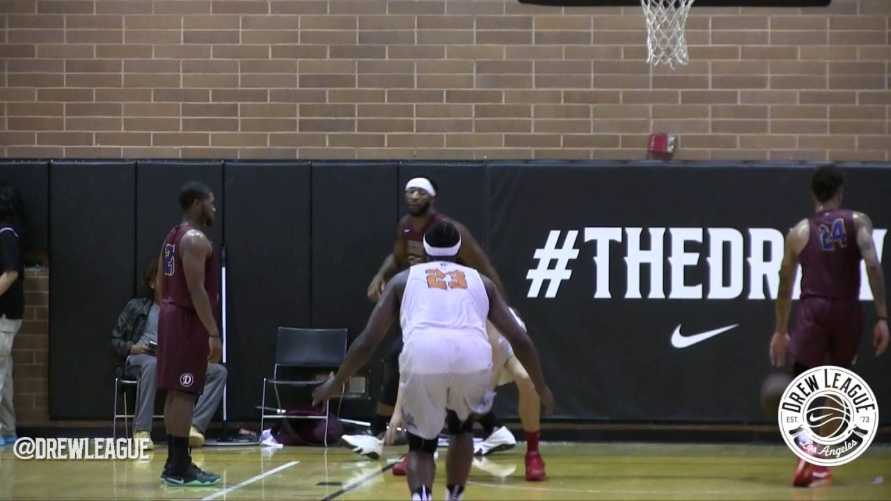 Andre Drummond gets crowned twice in Drew League game