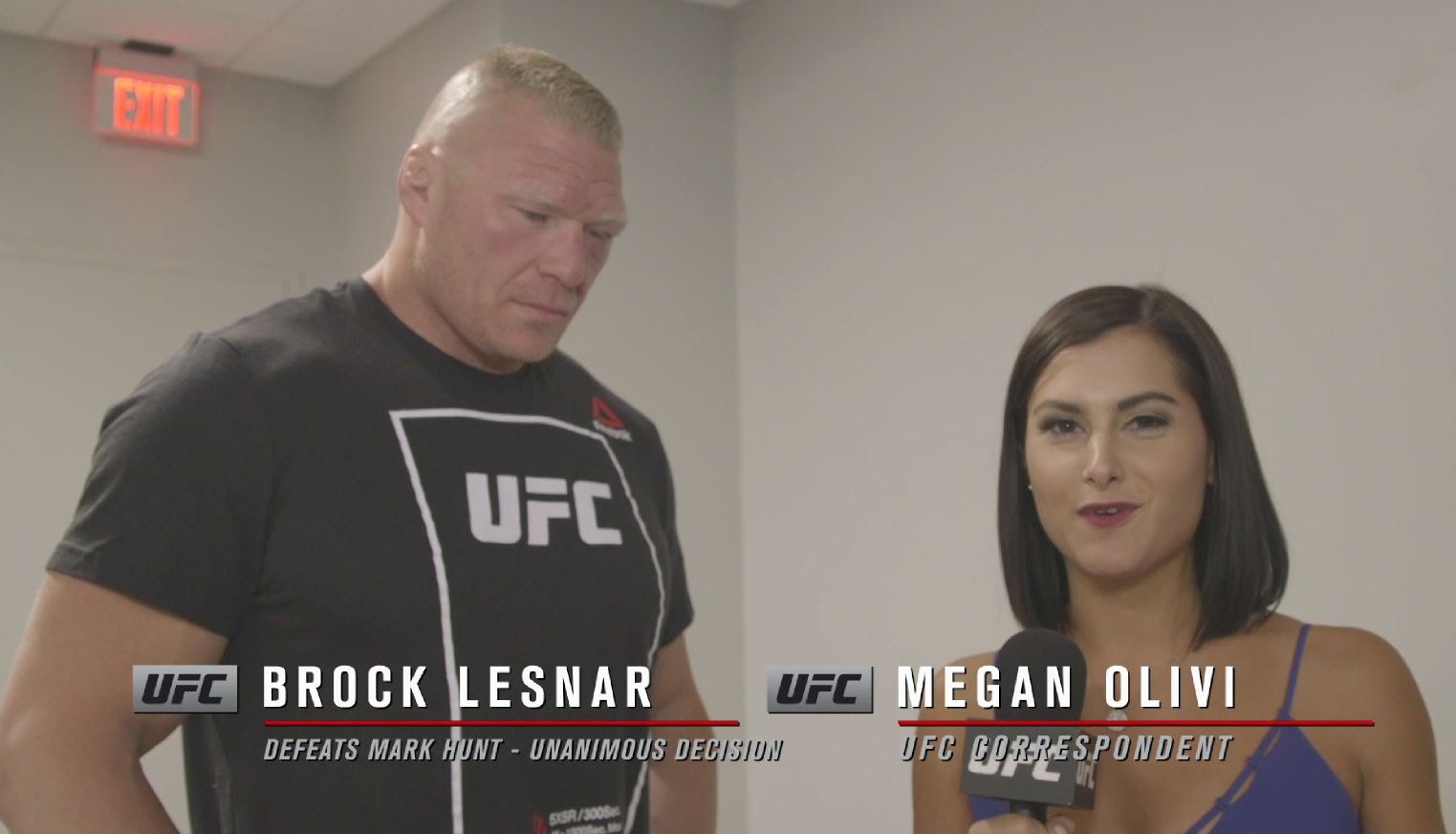 Brock Lesnar Backstage Post Fight Interview at UFC 200
