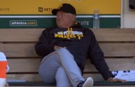 Clint Hurdle was Lit in the Pirates dugout