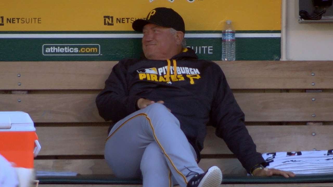 Clint Hurdle was Lit in the Pirates dugout