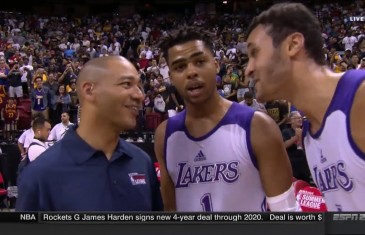 D’Angelo Russell says he “Played Like Shit” in Live TV interview