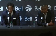 DeMar DeRozan says “I am Toronto” in Press Conference